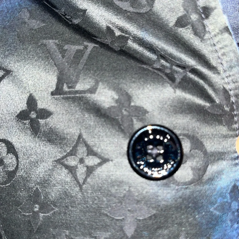 Louis Vuitton Black and Blue Monogram Jacket - Picture 5 of 9